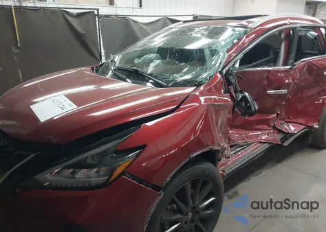 2021 Nissan Murano Platinum Fwd из США, поврежденный, VIN 5N1AZ2DJ0MC109969